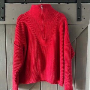 Banana Republic Oversized Half-Zip Sweater - EUC